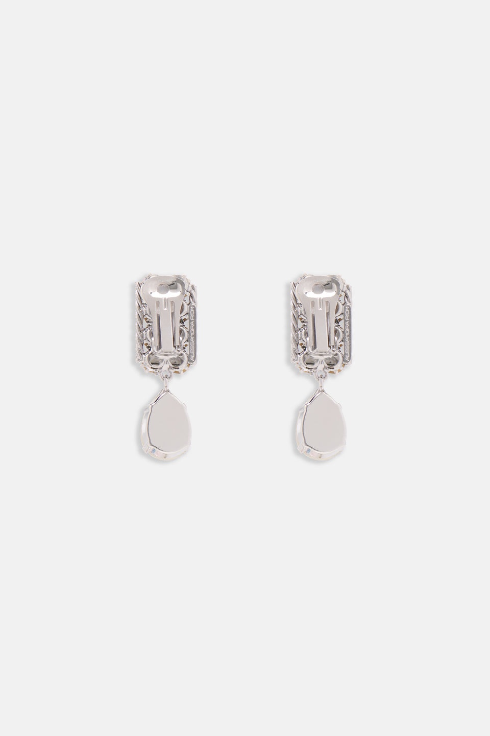 SMALL CRYSTAL EARRINGS WITH PENDANT - 2