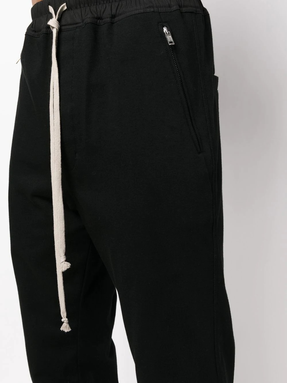 cropped knitted track pants - 5