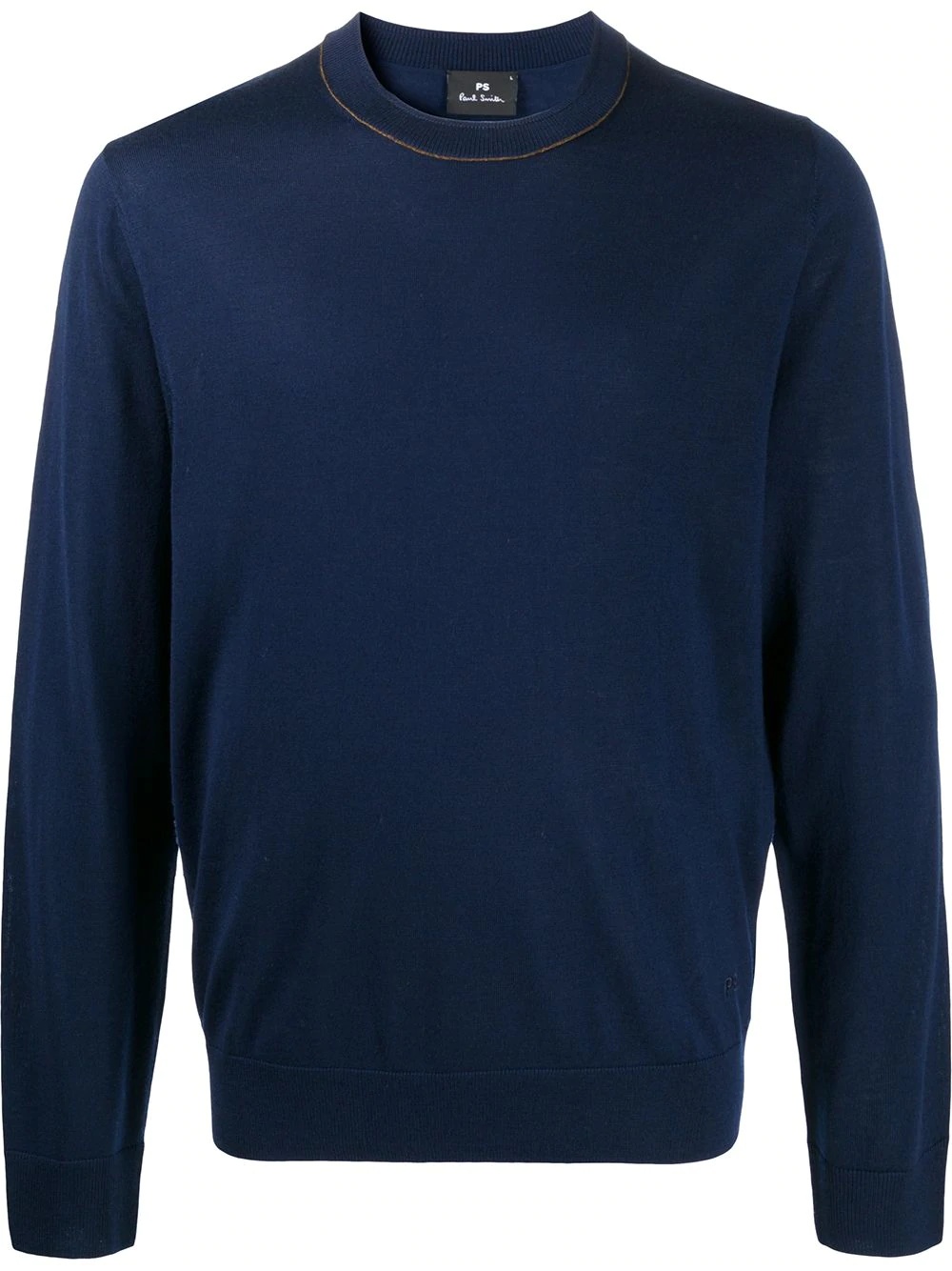 plain long-sleeve jumper - 1