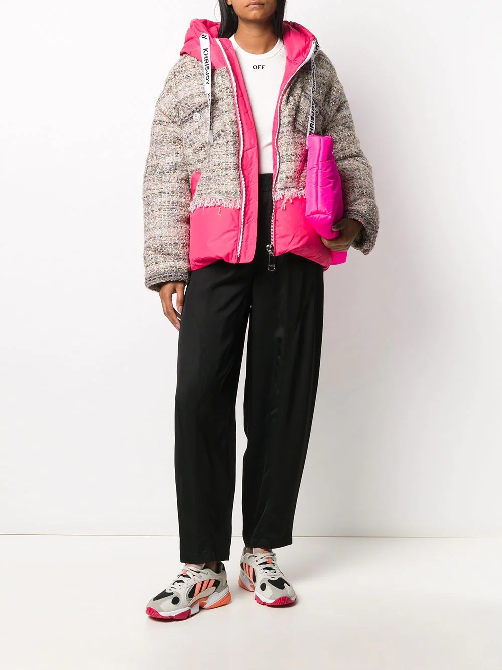 panelled puffer jacket - 2