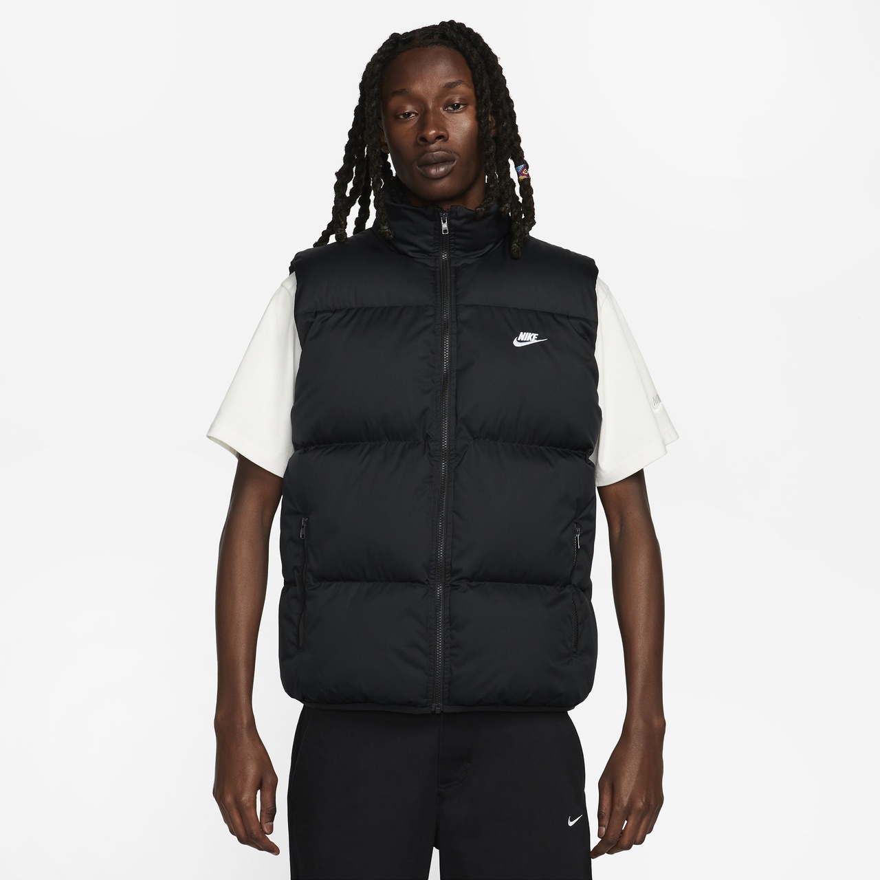 Nike Mens Nike Club Puffer Vest - 1