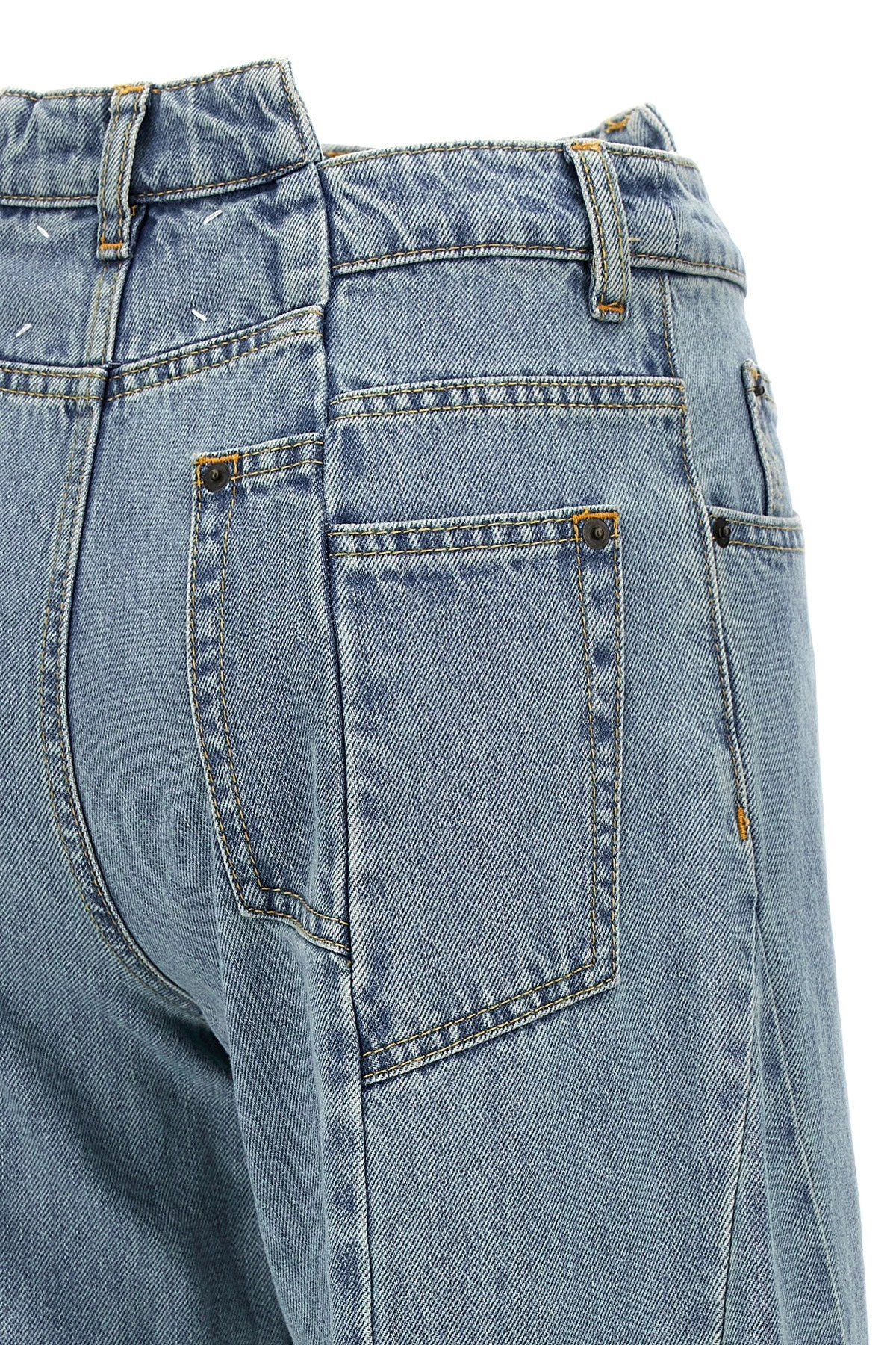 Asymmetrical waist jeans - 4