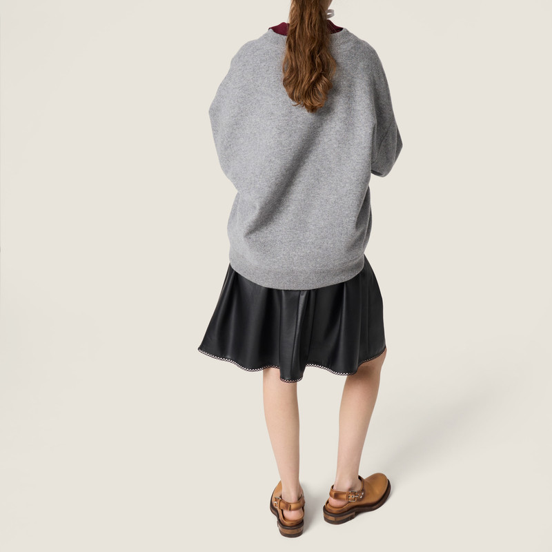 Nappa leather skirt 6