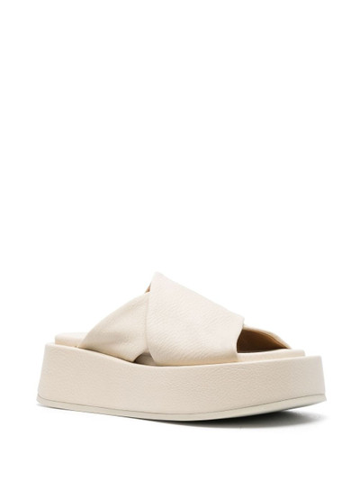 Marsèll round-toe platform mules outlook