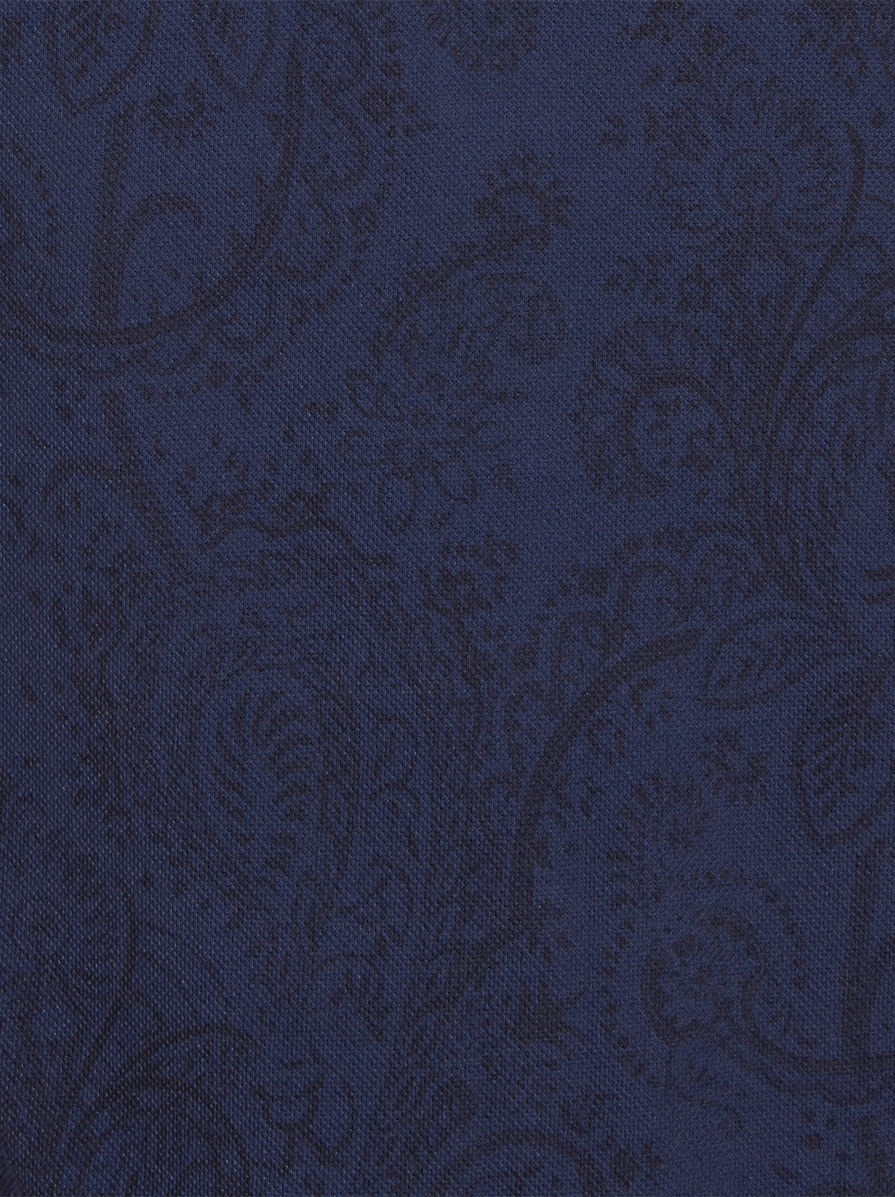 JERSEY POLO SHIRT WITH PAISLEY DESIGNS - 6