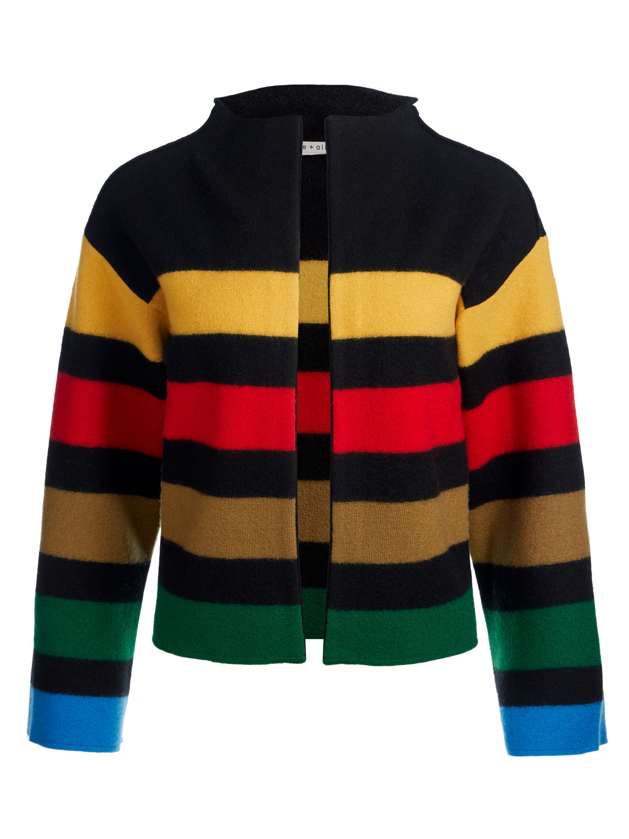 PEARSON STRIPED SWEATER JACKET - 7