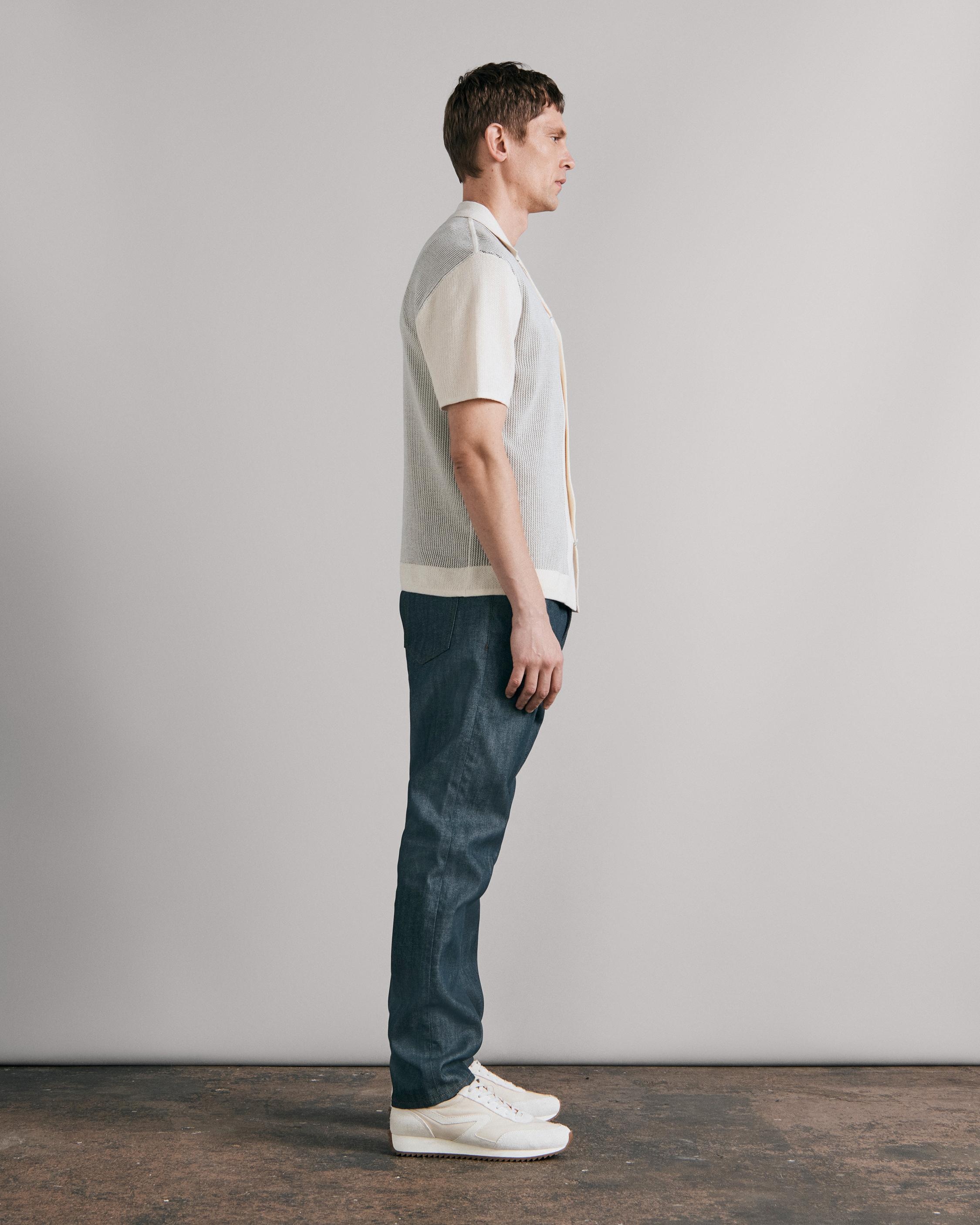 Harvey Cotton Knit Camp Shirt
Classic Fit Button Down - 4
