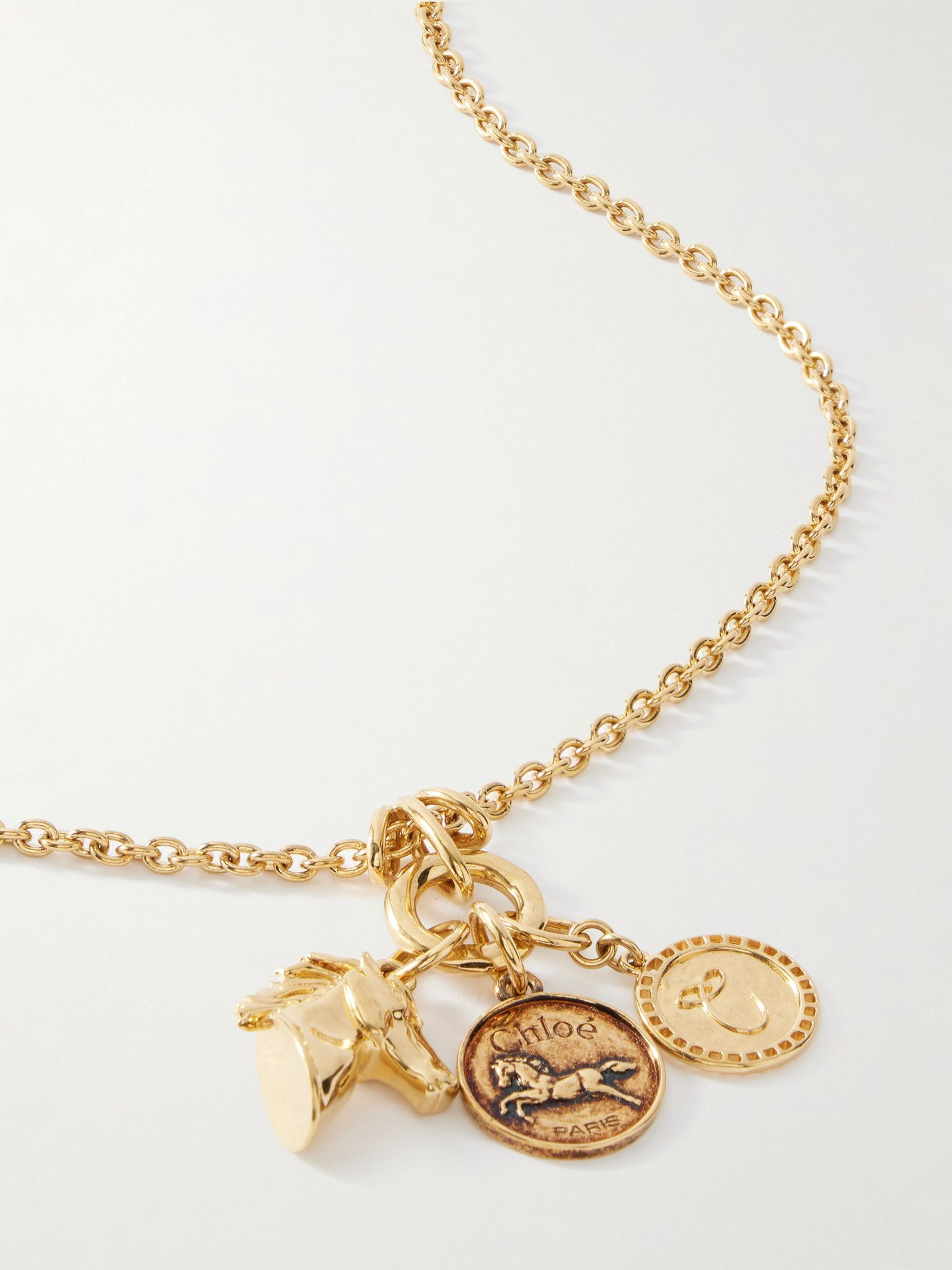 Gold-tone necklace Gold - 1