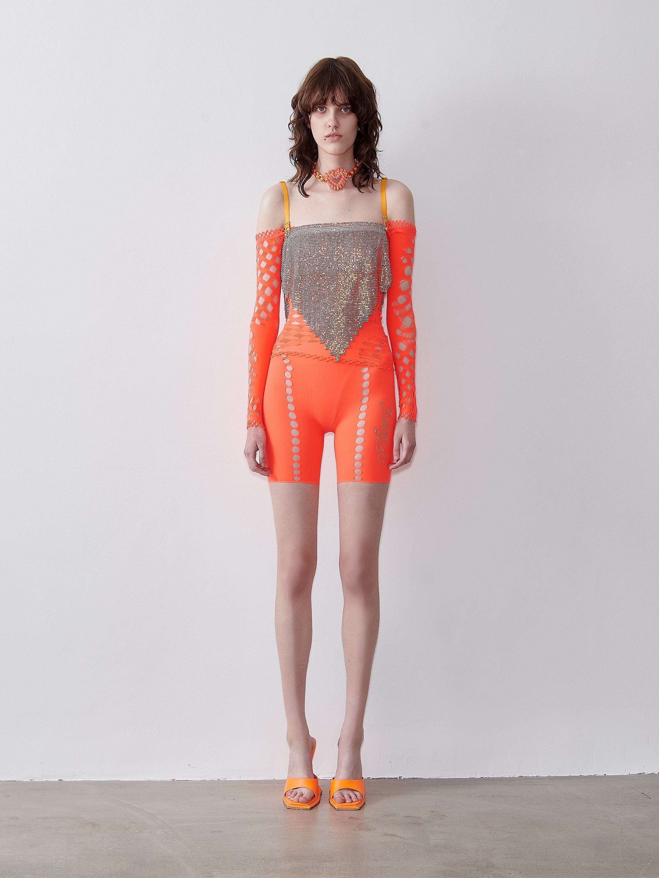 RHINESTONED ELLA TOP APEROL SPRITZ - 2
