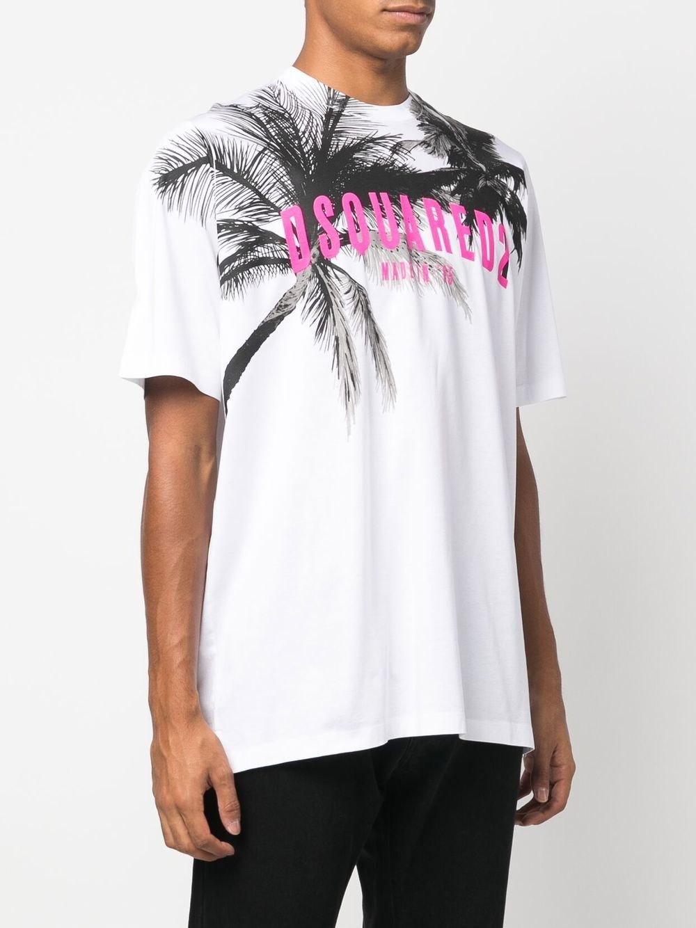 graphic-print logo T-shirt - 3