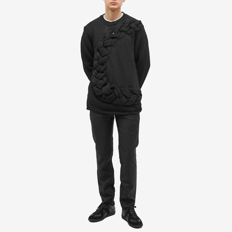 Comme des Garçons Homme Plus Comme des Garçons Homme Plus Front Cross Pattern Crew Knit outlook