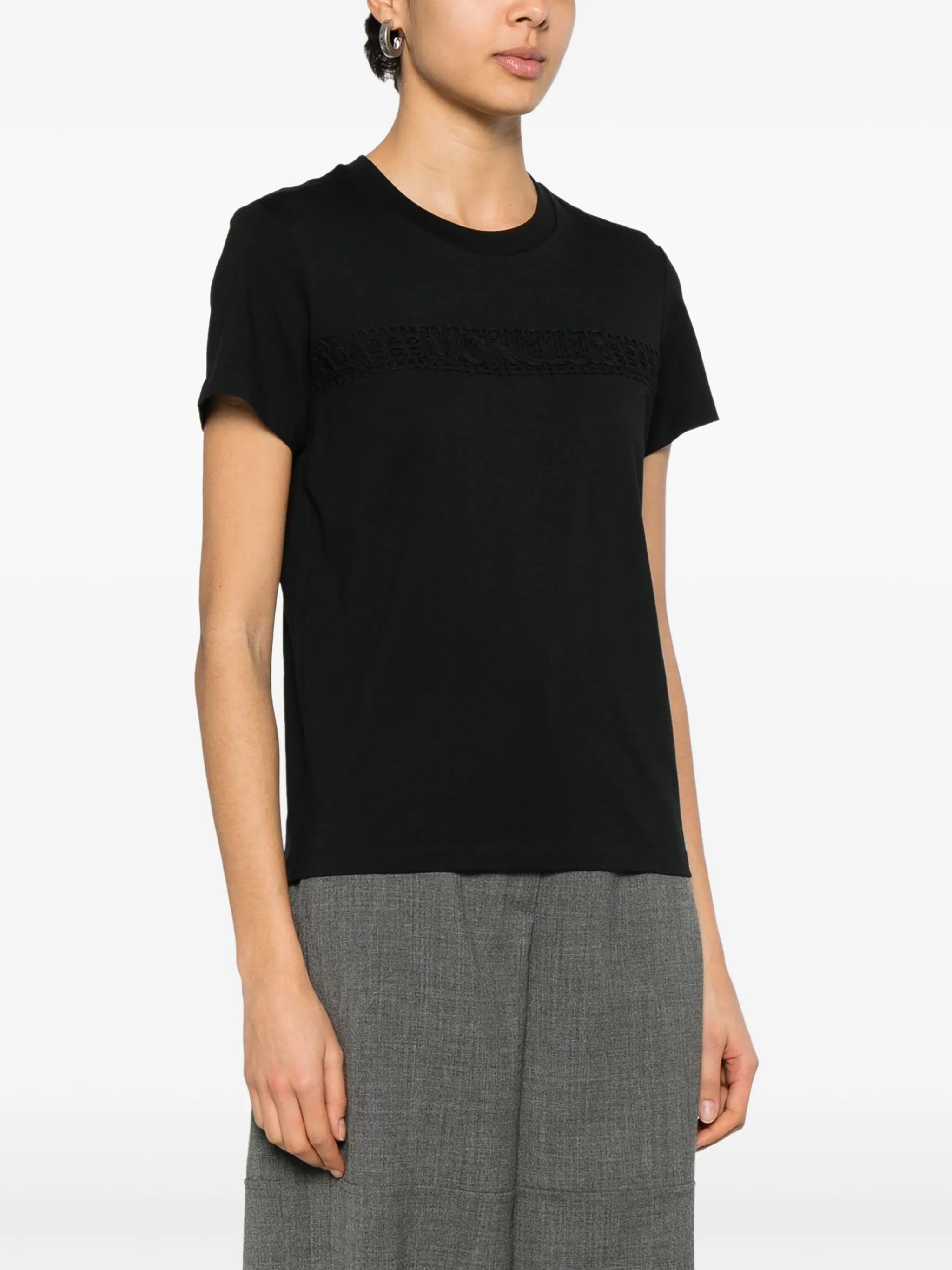 Logo-embroidered T-shirt - 3