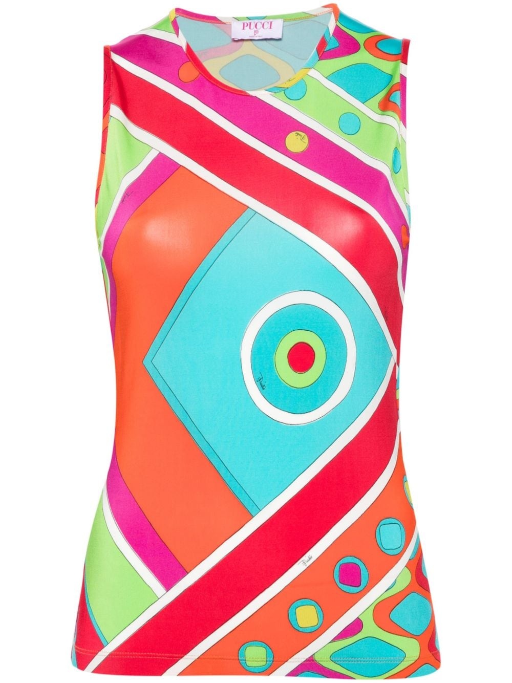 Vivara-print tank top - 1