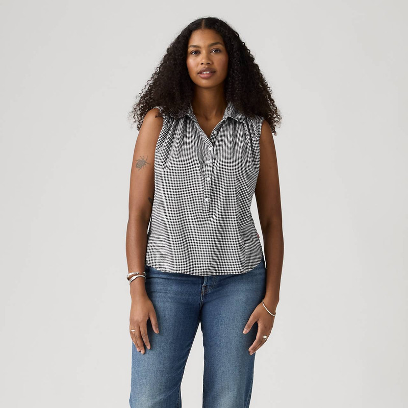 LONDYN SHORT-SLEEVE POPOVER TOP 3