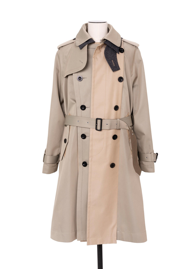 Cotton Gabardine Coat 1