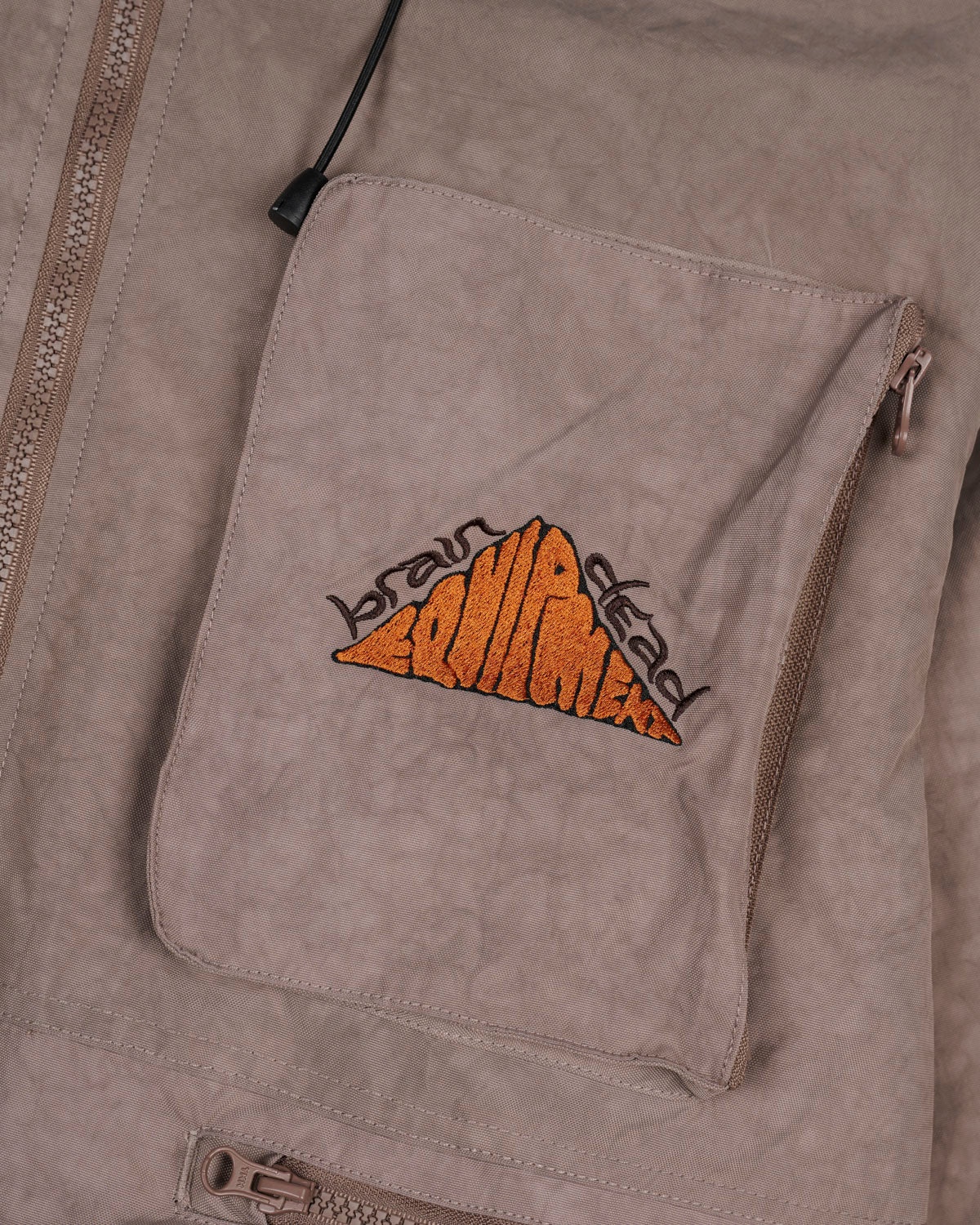Cropped Hunting Jacket - Tan - 3