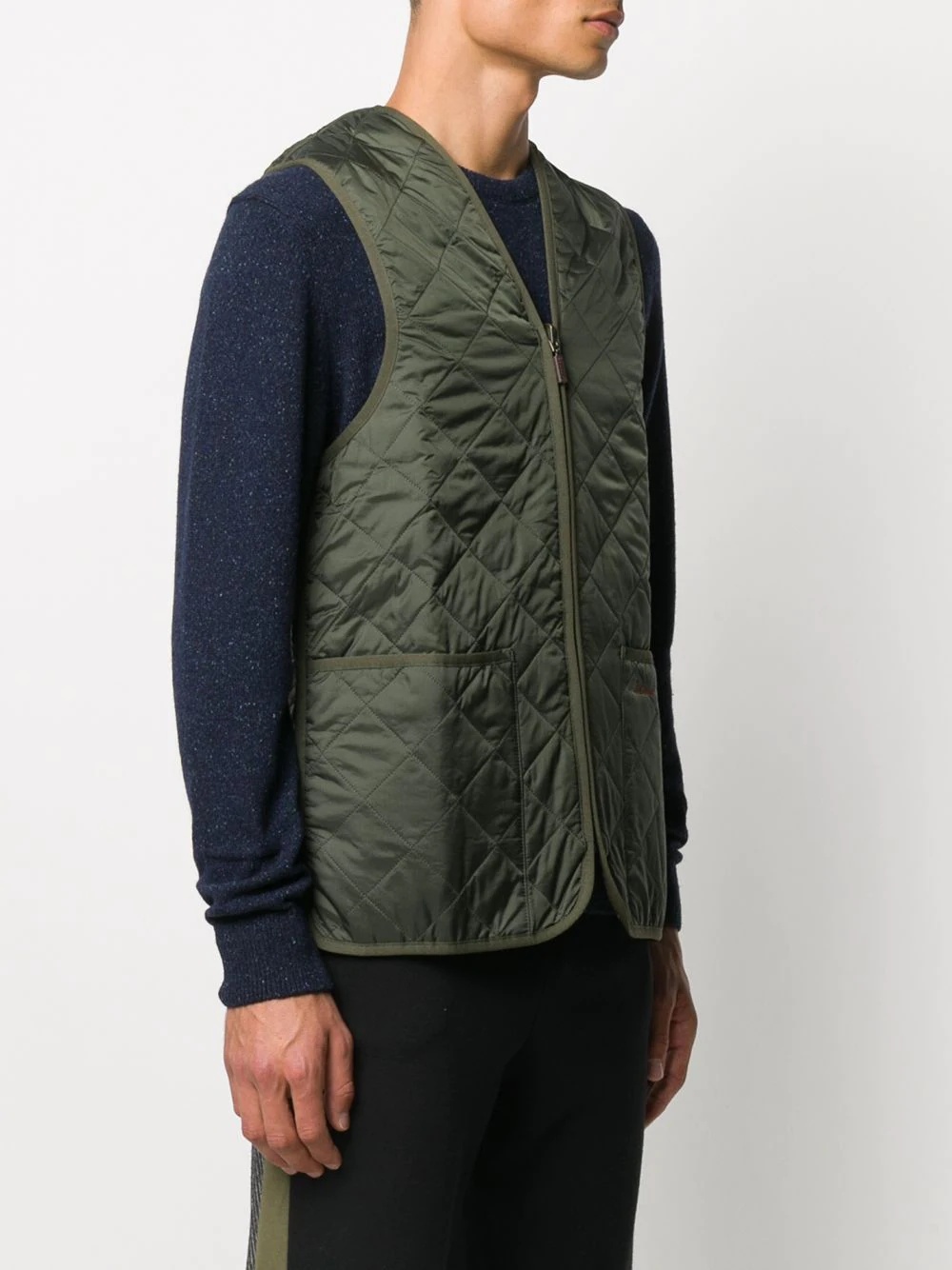 quilted reversible gilet - 3