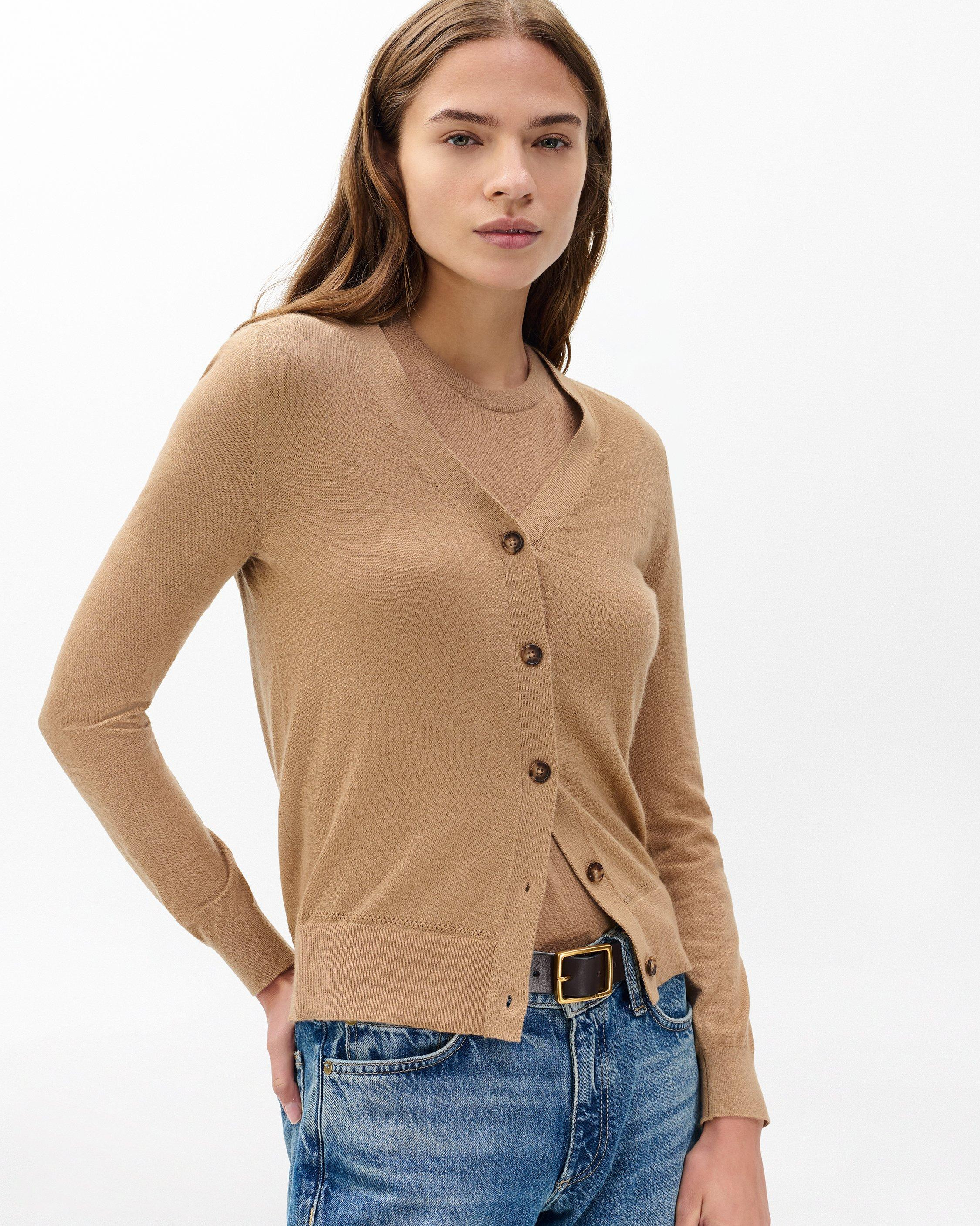 Adeline Lightweight Cashmere Cardigan - 2