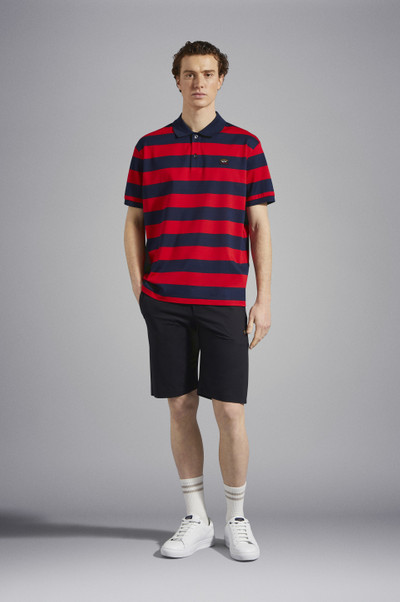 Paul & Shark ORGANIC COTTON PIQUÉ POLO WITH ICONIC BADGE outlook