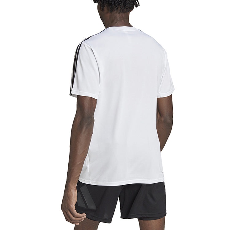 adidas Essentials 3-Stripes Training T-Shirt 'White' IB8151 - 3