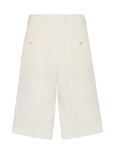 FENDI pleated bermuda shorts outlook