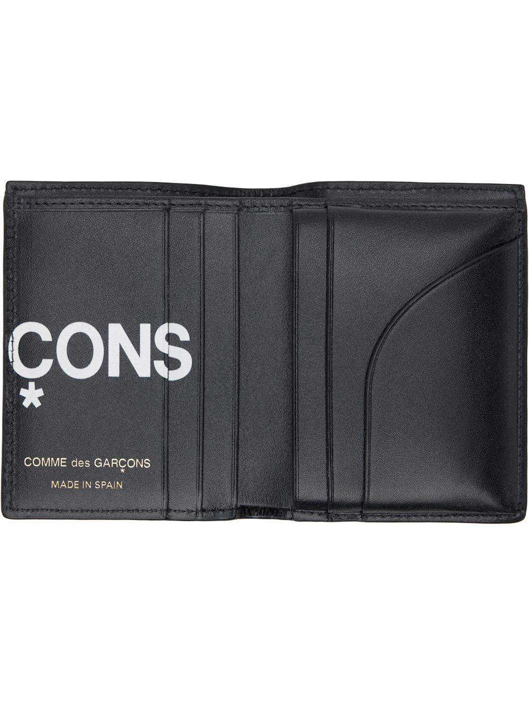Black Huge Logo Group Wallet - 3