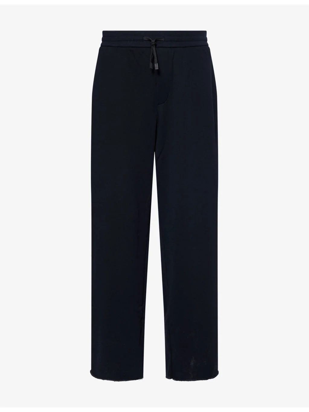 Loopback Embroidered-Logo Cotton Jogging Bottoms - 1