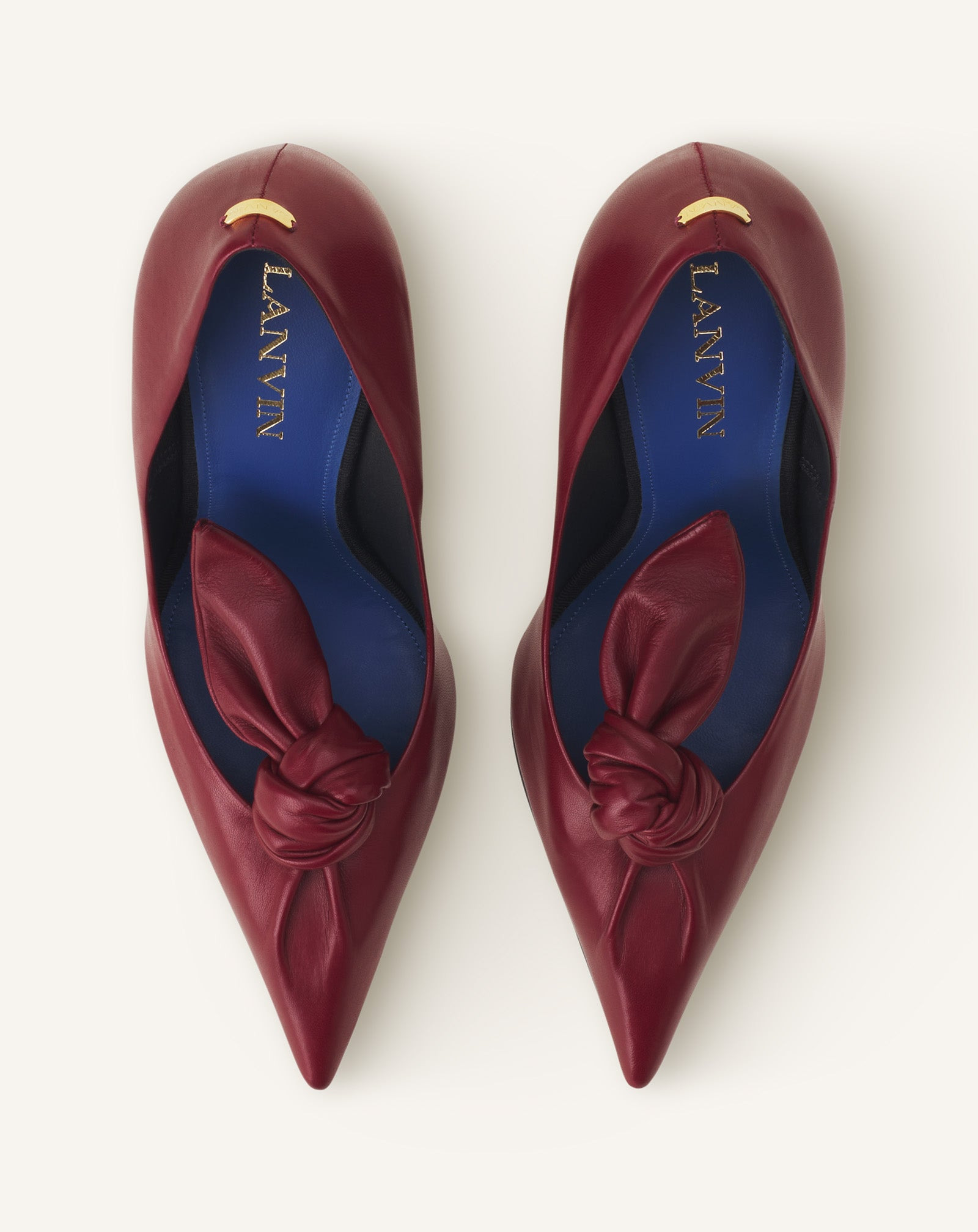 MIDNIGHT STEP LEATHER BOW PUMP - 4