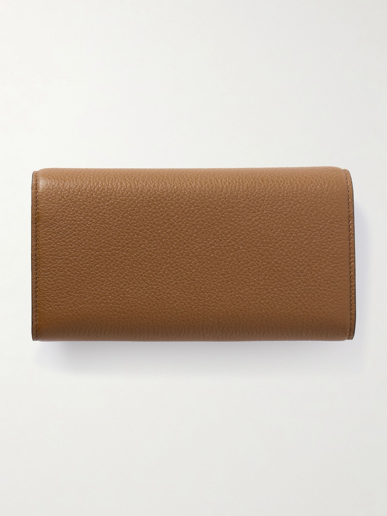 Softbit textured-leather continental wallet Brown - 3