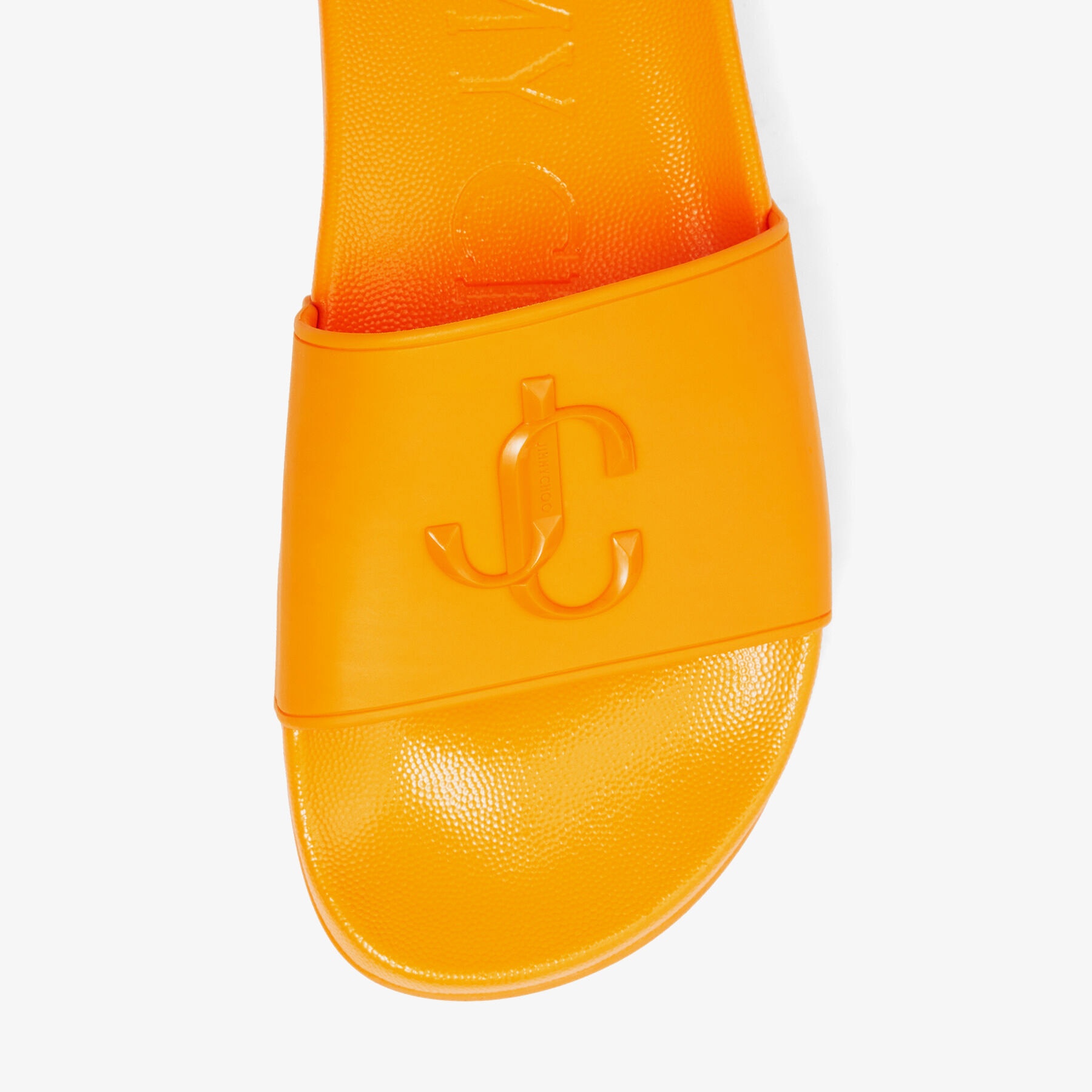 Port/F
Neon Orange Rubber Slides with JC Monogram - 4