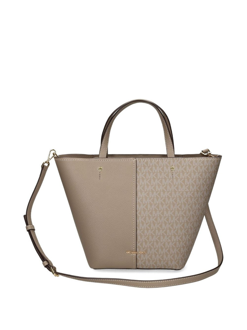 medium Flora two-tone tote bag 3
