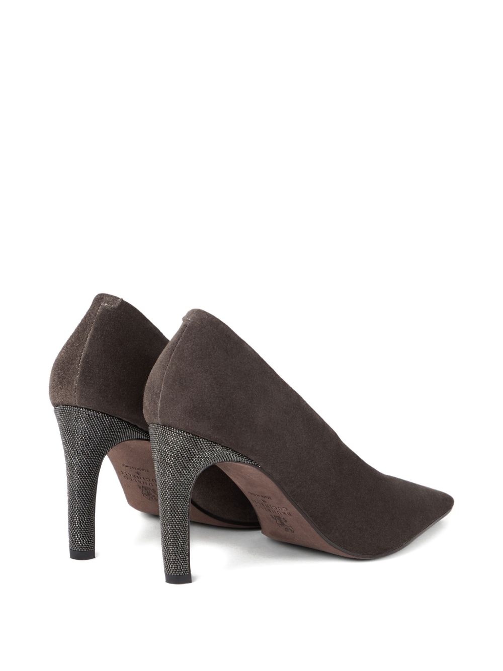 80mm suede pumps - 3
