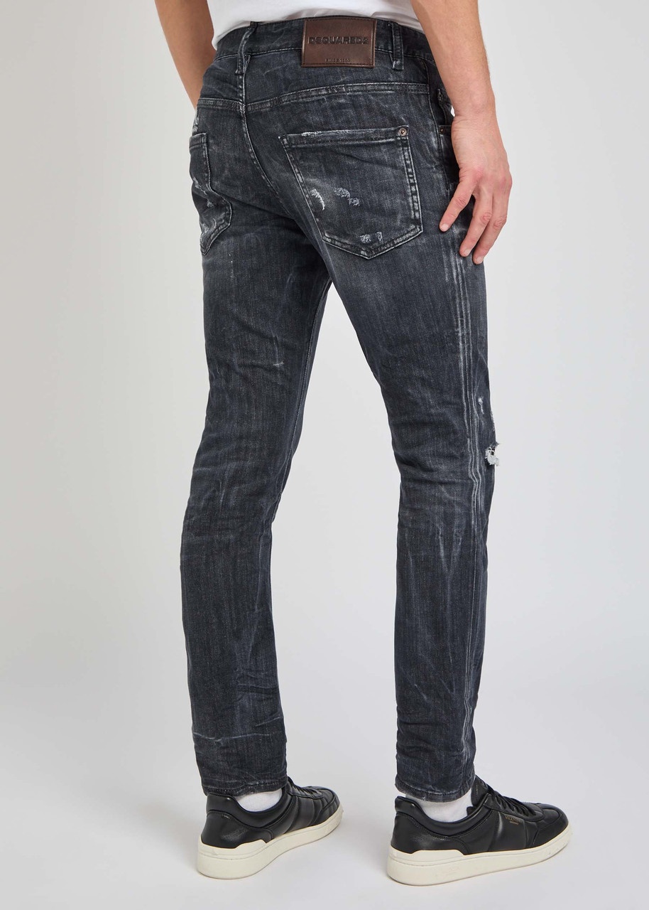 DSQUARED2 Skater Distressed Slim-leg Jeans - 3