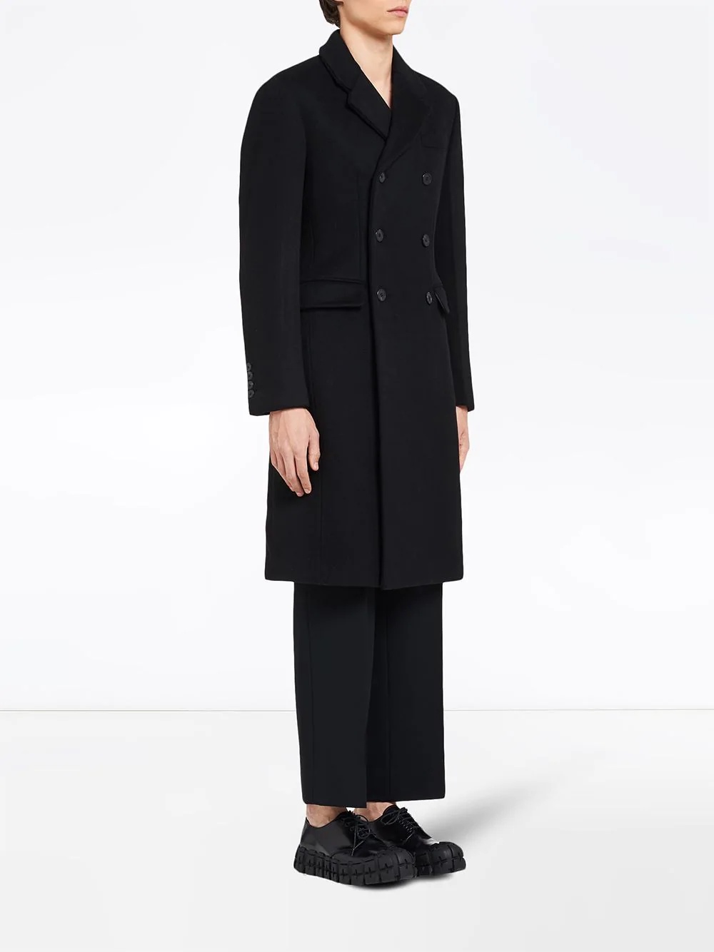 Double cashmere coat - 3