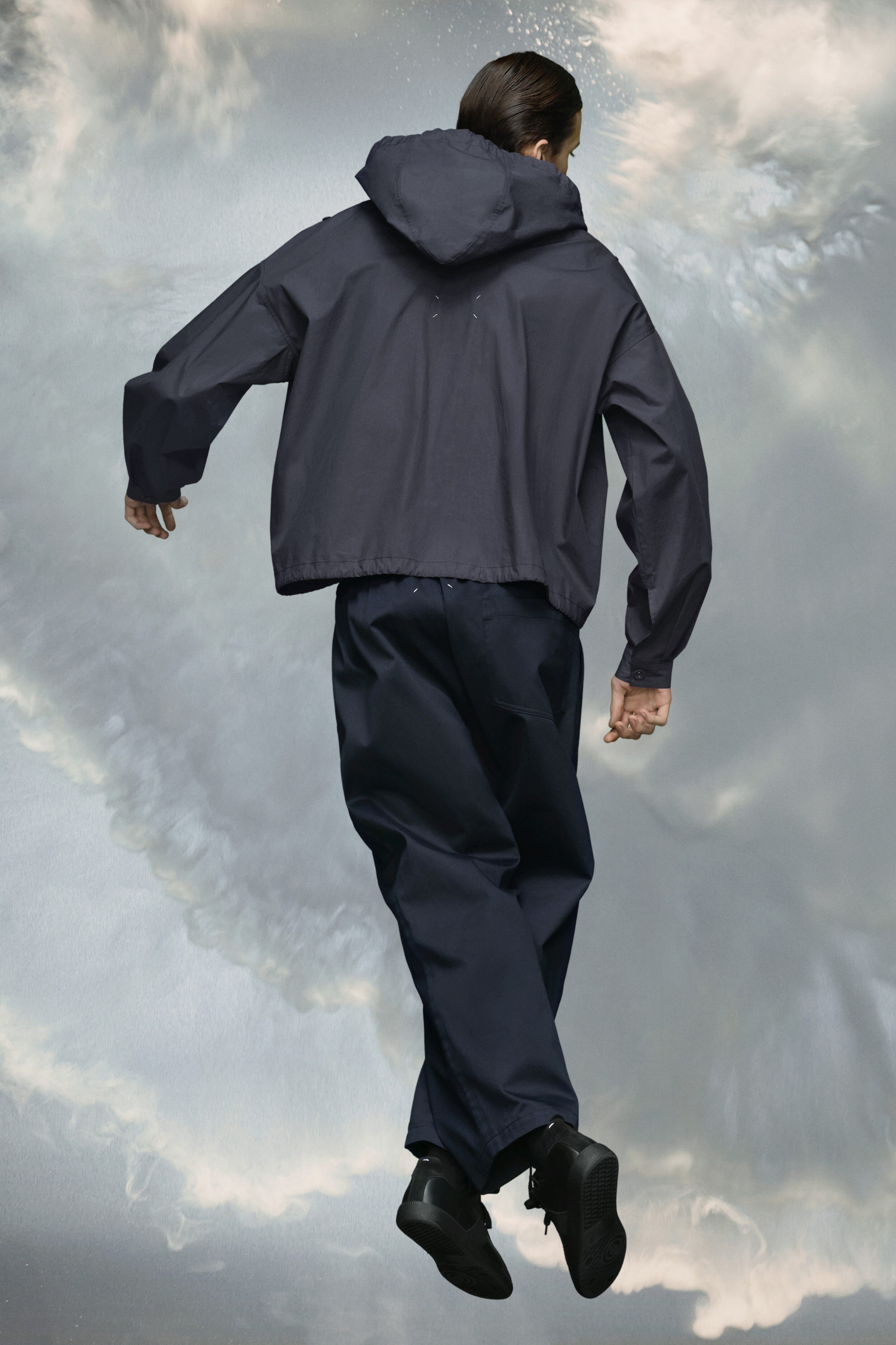 Coated cotton hooded jacket - 4