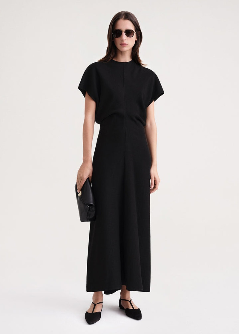 TOTEME Slouch waist dress black outlook
