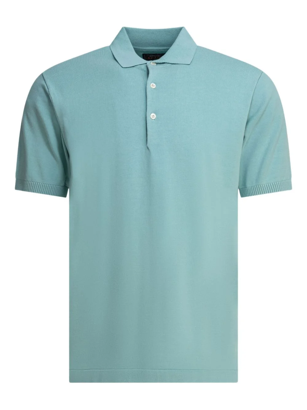 short-sleeve cotton polo shirt - 1