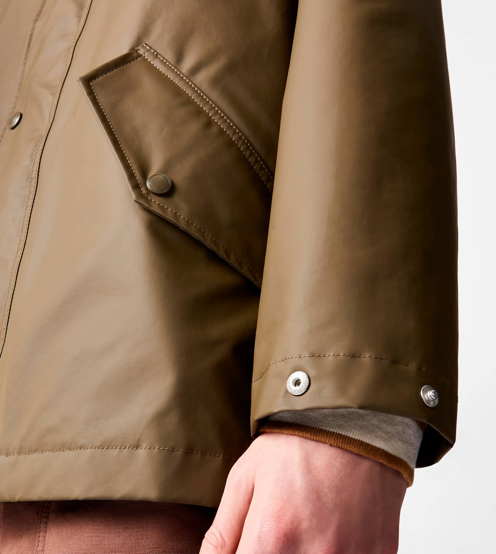 RUBBERIZED PARKA - GREEN - 6