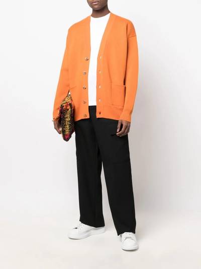 Jil Sander pressed-crease multi-pocket work pants outlook