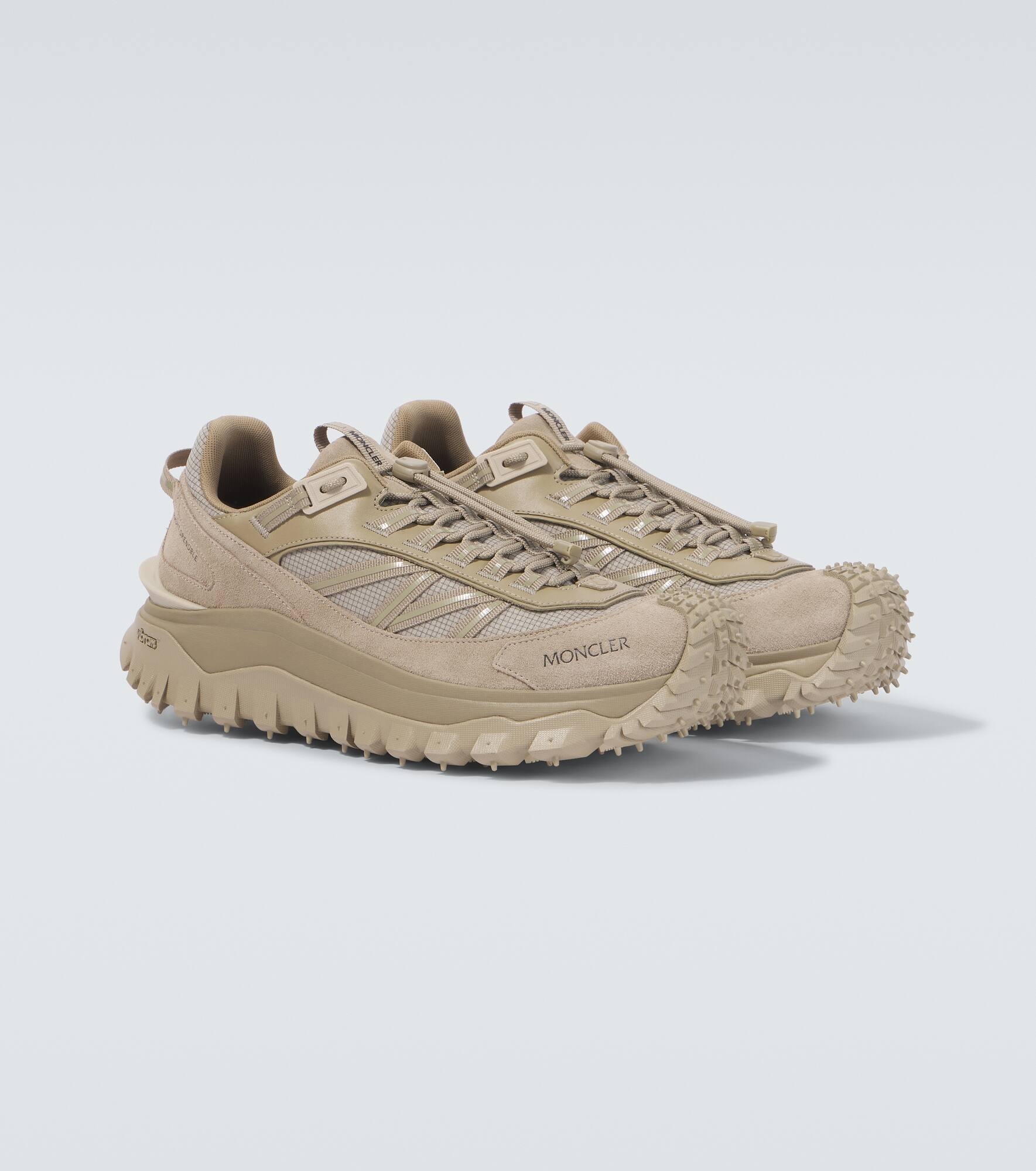 Trailgrip leather and suede sneakers - 5