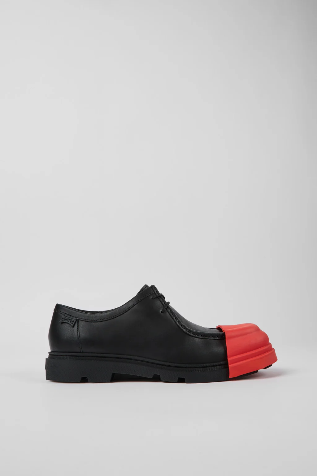 Black leather shoes for men - 1