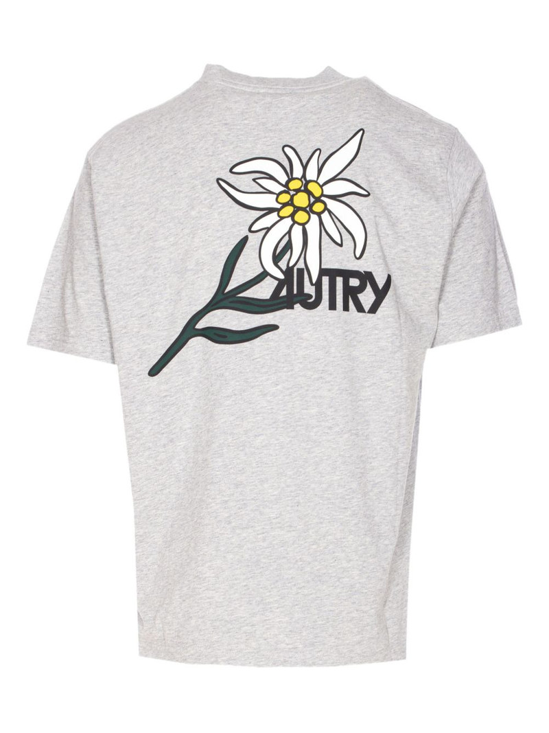 AUTRY Edelweiss crew-neck flower-print T-shirt outlook