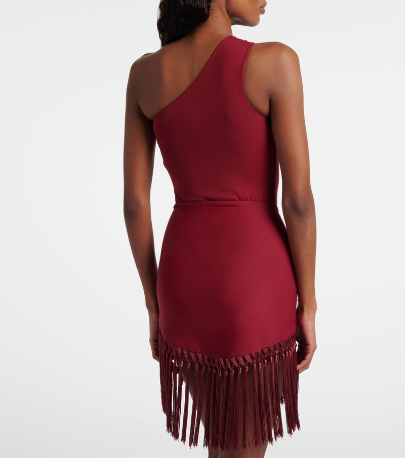 One-shoulder swimsuit and beach cover-up set 3