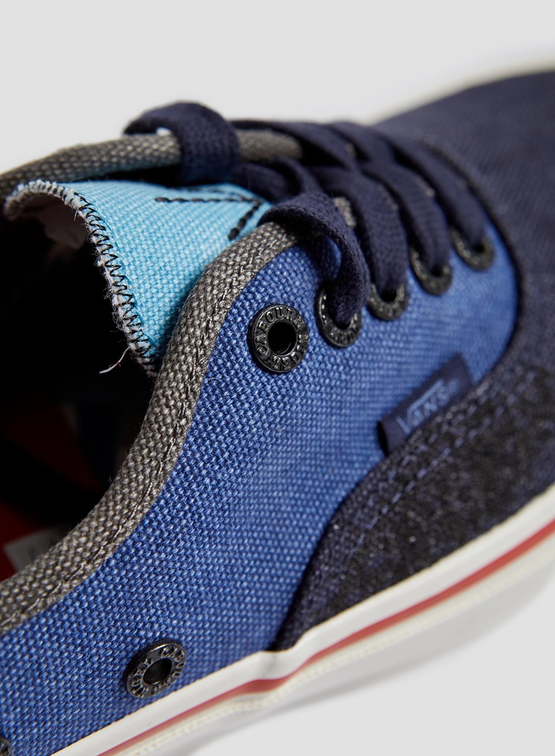 Vans Vault x Nigel Cabourn OG Authentic LX in Crazy Navy Mix - 5