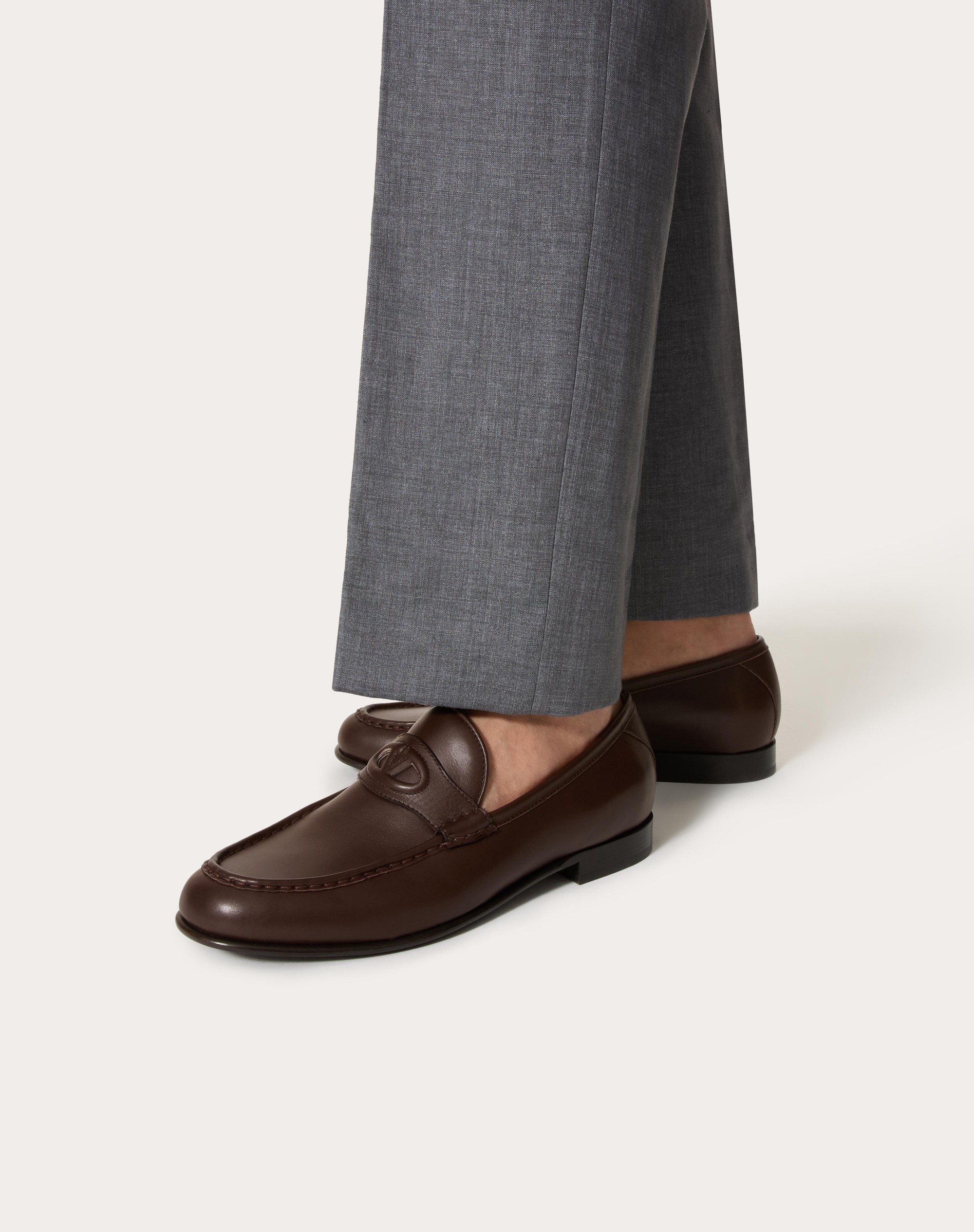 VLOGO THE BOLD EDITION CALFSKIN LEATHER LOAFER - 6