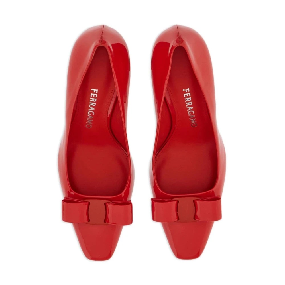 VARA BOW PATENT LEATHER PUMPS - 3