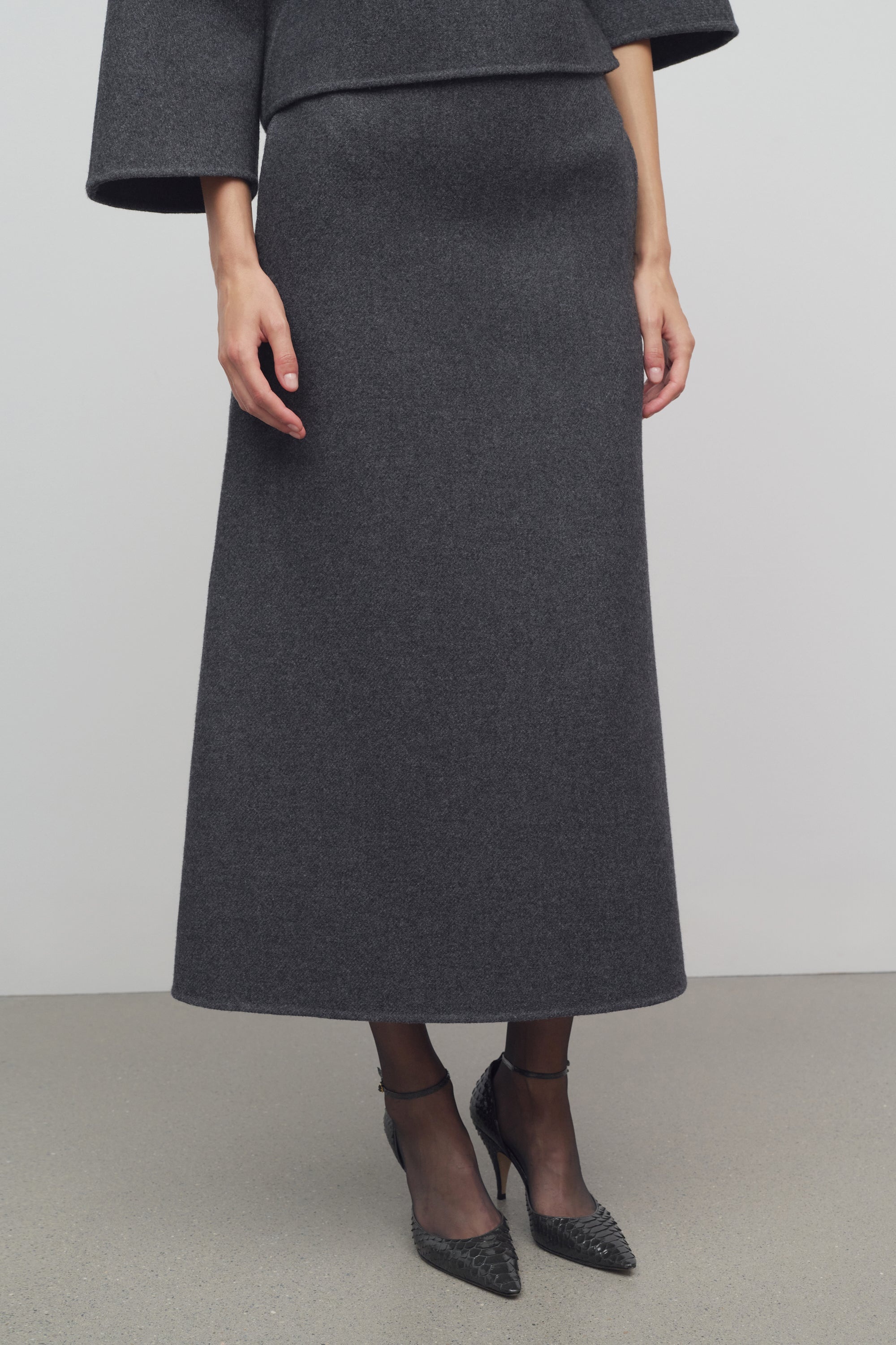 Lison Skirt in Wool and Nylon - 6