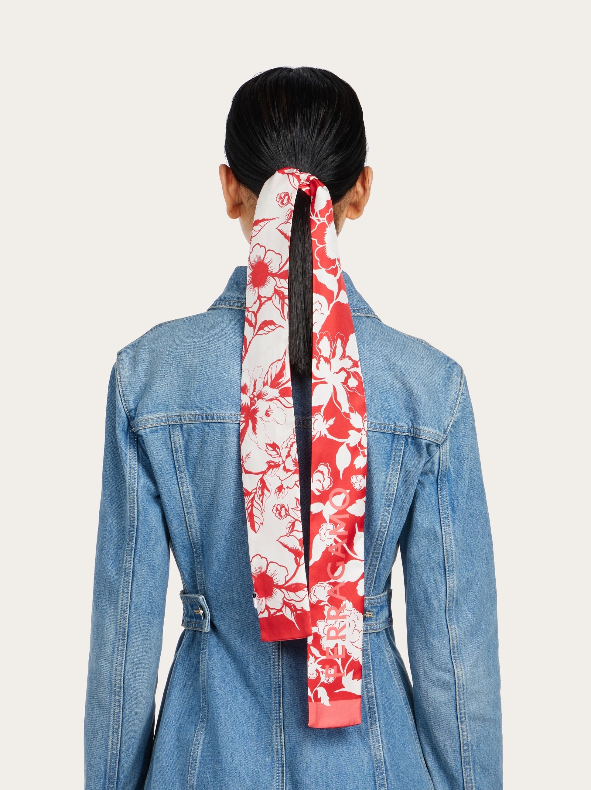 Dragon print silk mini bandeau - 3