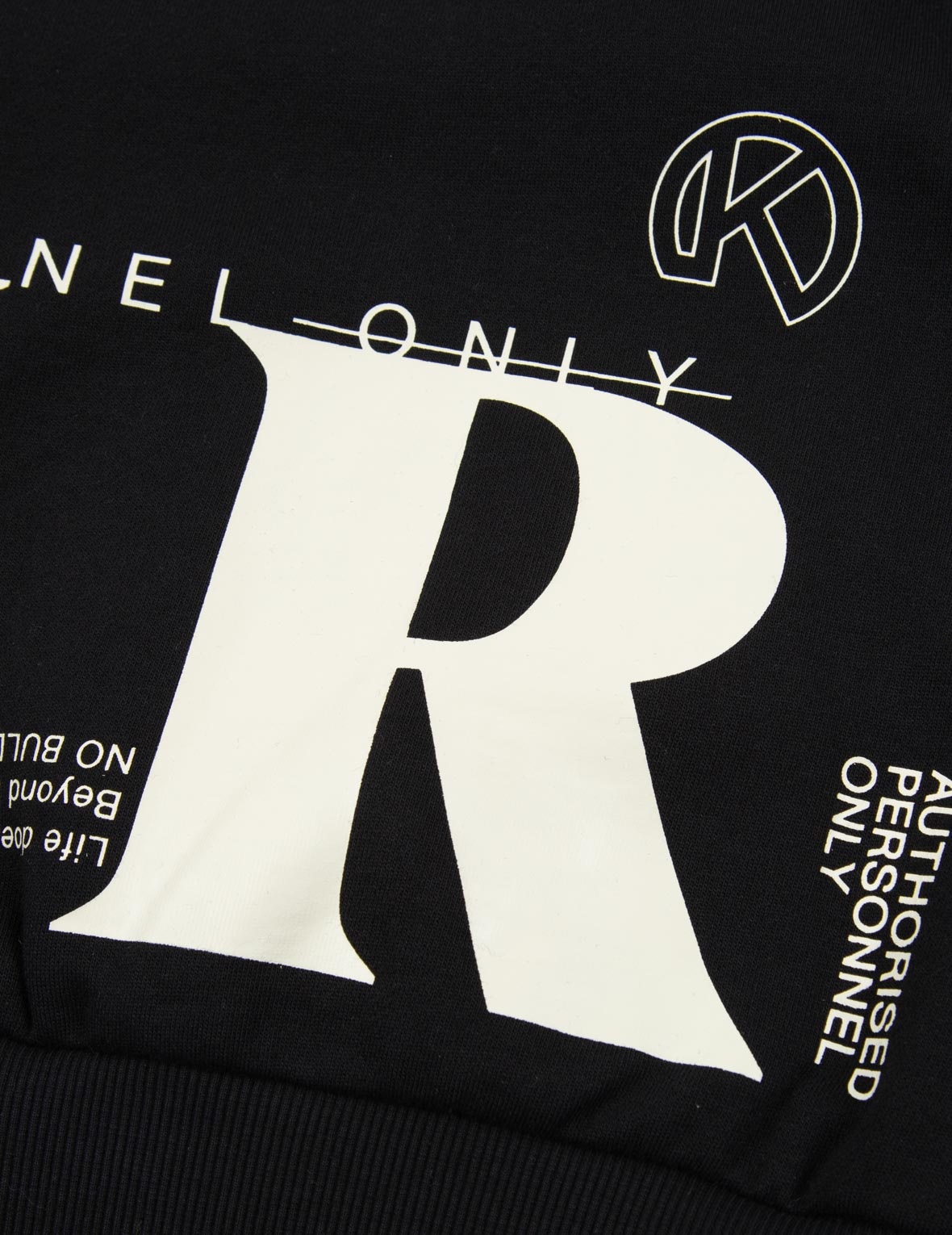 Logo Print Oversized Hoodie - 7