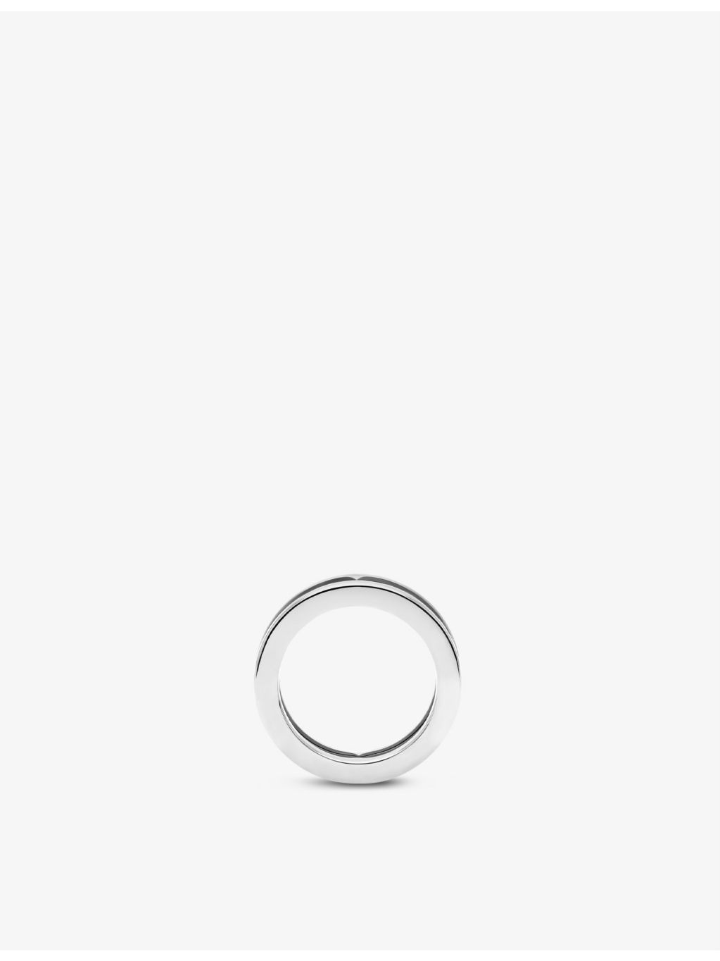 B.zero1 18ct white-gold band ring - 2